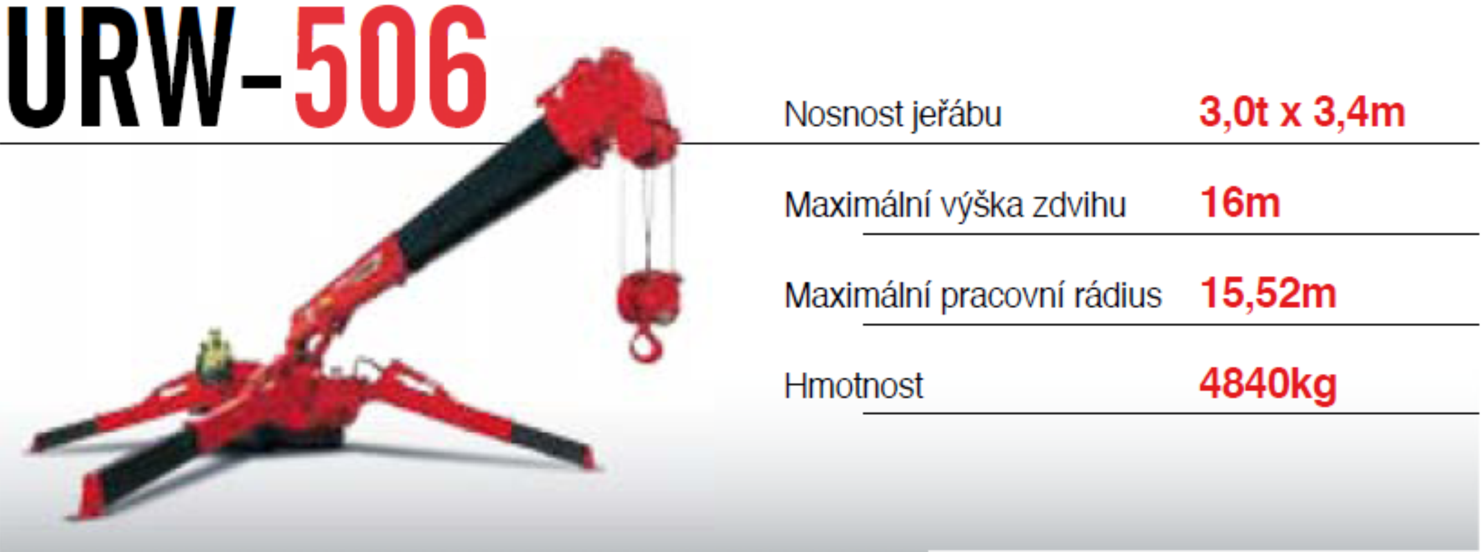 Minijeřáb UNIC 506
